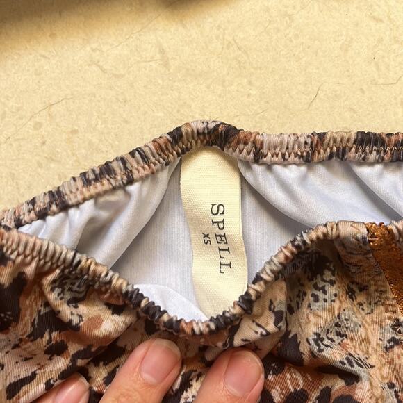 NWOT Spell leopard print bikini - Picture 3 of 6